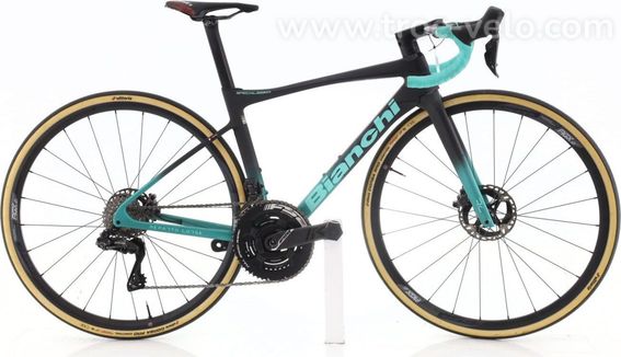 Produit Reconditionne Bianchi Specialissima Di2 12v Gris Velo De Route Tres Bon Etat