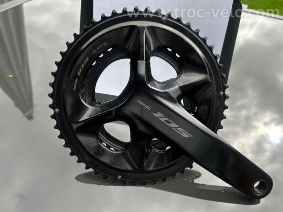 Pédalier Shimano 105 53/36 avec capteur de puissance