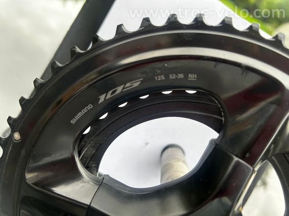 Pédalier Shimano 105 53/36 avec capteur de puissance - 2