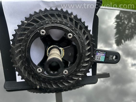 Pédalier Shimano 105 53/36 avec capteur de puissance - 3