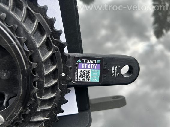 Pédalier Shimano 105 53/36 avec capteur de puissance - 4