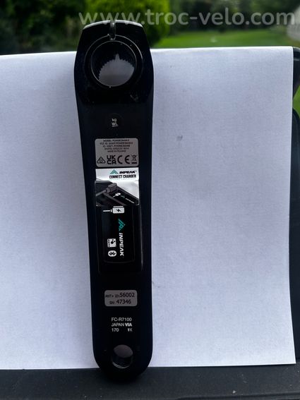 Pédalier Shimano 105 53/36 avec capteur de puissance - 6