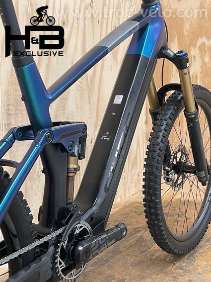 Cube Stereo Hybrid 160 HPC SLT 750 Carbon VTT électrique Sram XX AXS 2024 - 11