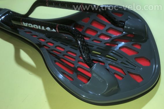 Selle TIOGA UNDERCOVER STRATUM CARBON, Black, Carbon, 140 mm - 3