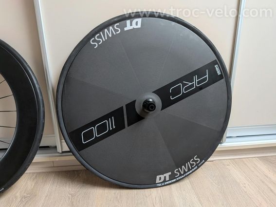 Paire de roues DT Swiss ARC 1100 Dicut (Avant 80 mm / Arrière Lenticulaire Disc) – Neuves - 2