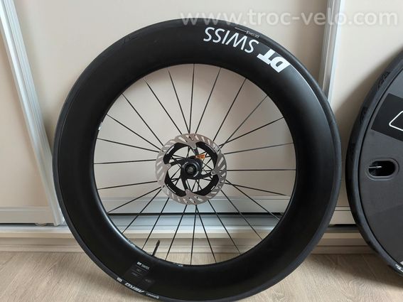 Paire de roues DT Swiss ARC 1100 Dicut (Avant 80 mm / Arrière Lenticulaire Disc) – Neuves - 3