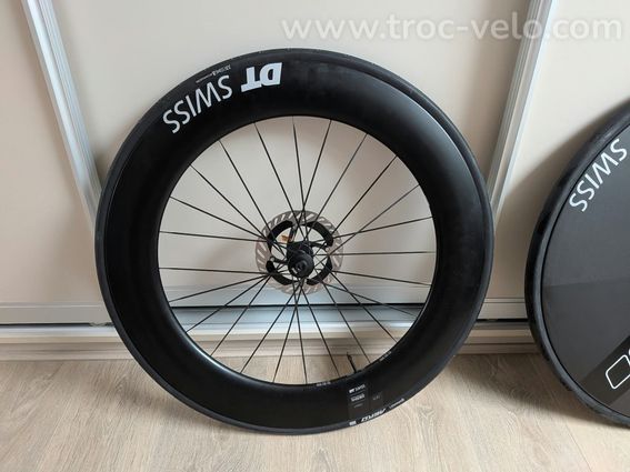 Paire de roues DT Swiss ARC 1100 Dicut (Avant 80 mm / Arrière Lenticulaire Disc) – Neuves - 6