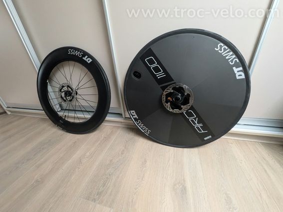 Paire de roues DT Swiss ARC 1100 Dicut (Avant 80 mm / Arrière Lenticulaire Disc) – Neuves - 7