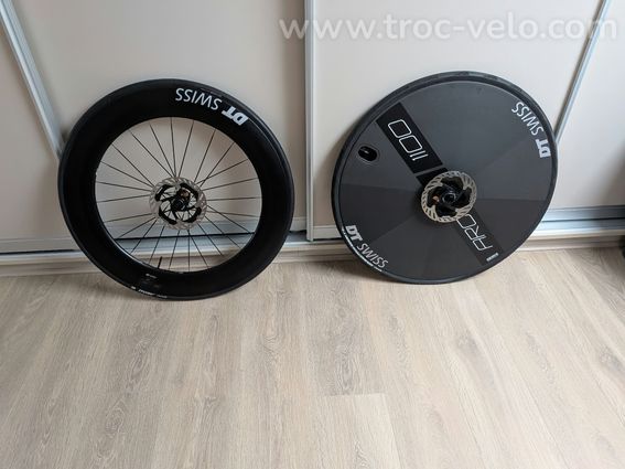 Paire de roues DT Swiss ARC 1100 Dicut (Avant 80 mm / Arrière Lenticulaire Disc) – Neuves - 9