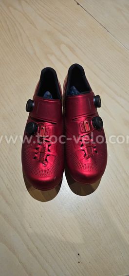 Shimano Chaussures Vélo Route Homme - S-Phyre SH-RC903 - Large - Rouge Taille EU: 43 - wide