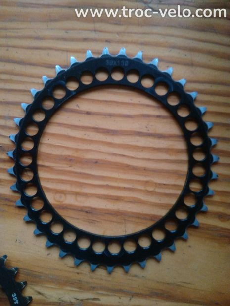 plateau rotor q ring 39 dents entraxe 130 mm - 1