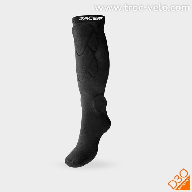 Chaussettes de Protection Tibia RACER Anti Shox Noire - 1