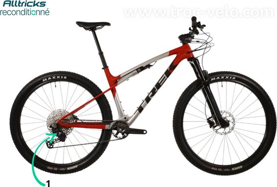 Vtt Tout Suspendu Trek Supercaliber 9 6 2e Gen Shimano Slx 12v T L 177 188cm Velo D Exposition - 5