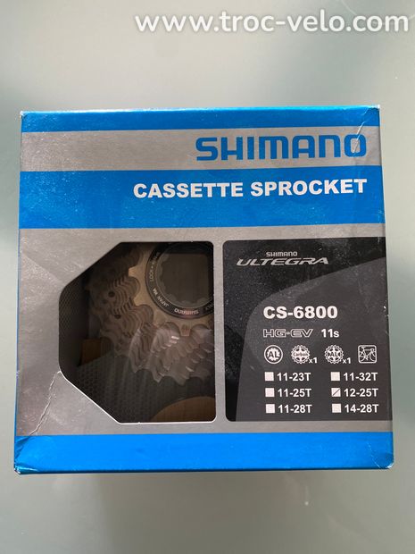 Cassette Shimano Ultegra 6800 11V 12-25 - 1