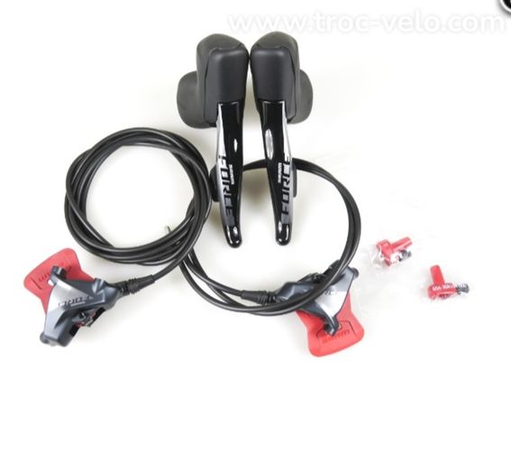 Paire de leviers et étriers Sram force Axs 2x12 disc