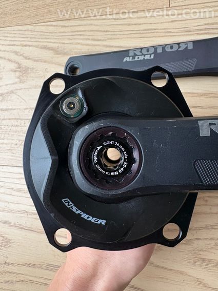 Pédalier capteur de puissance rotor inspider  - 3