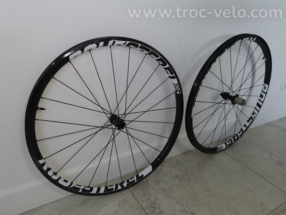 NEUF Paire de roues route disque 30 artisanale - 2
