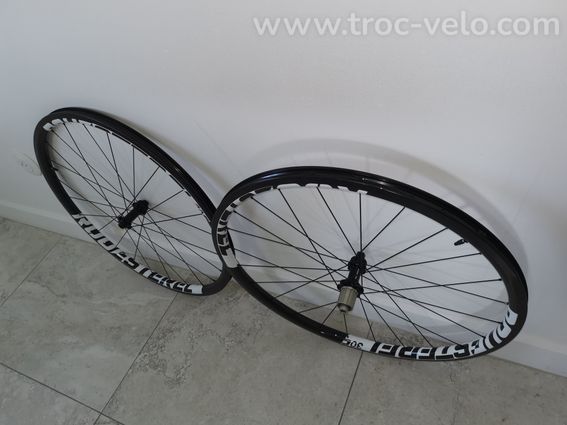 NEUF Paire de roues route disque 30 artisanale - 4