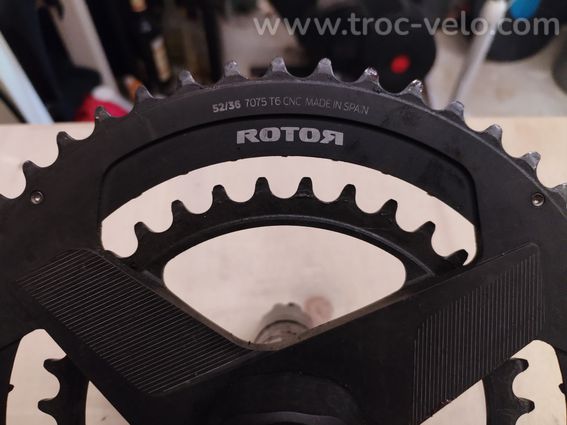 Pédalier rotor aldhu 52/36 172.5mm - 2