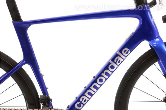 Produit Reconditionne    Cannondale Supersix Evo Carbon 2 Di2 12v    Bleu   Velo De Route   Bon Etat - 2