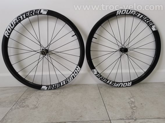 NEUF Paire de roues route disque 38 artisanale