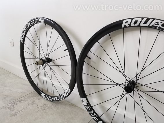 NEUF Paire de roues route disque 38 artisanale - 3