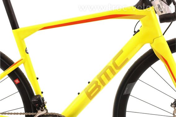 Produit Reconditionne    Bmc Roadmachine 02 Di2 11v    Jaune   Velo De Route   Tres Bon Etat - 2