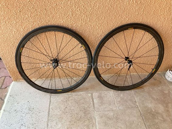 Paire de roues Mavic Ksyrium S patins