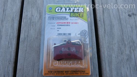 Galfer Advanced G1851 plaquettes de Frein à Disque - FD466 | Hope V4 / Trickstuff Maxima