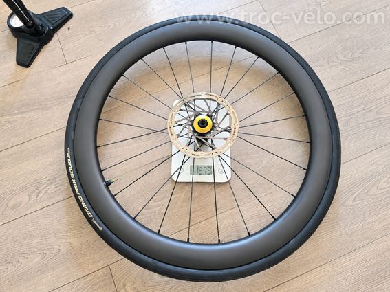 PAIRE DE ROUES CARBONE 50/65 mm - DT SWISS 180 - XDR - 1530 g - 7