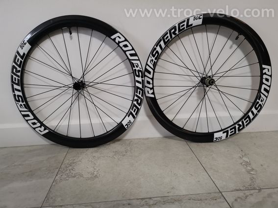 NEUF Paire de roues route disque 50 artisanale