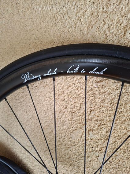 Roue carbones artisanales Woodooz Wheels boyaux - 3