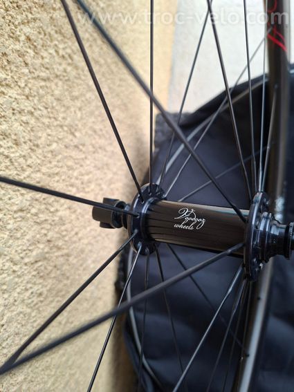 Roue carbones artisanales Woodooz Wheels boyaux - 6