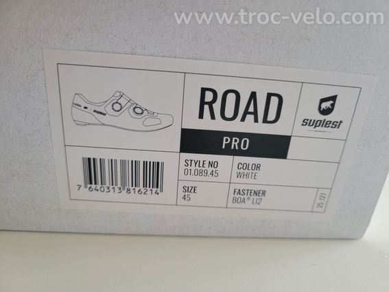 Chaussures Suplest Road PRO blanches - 4