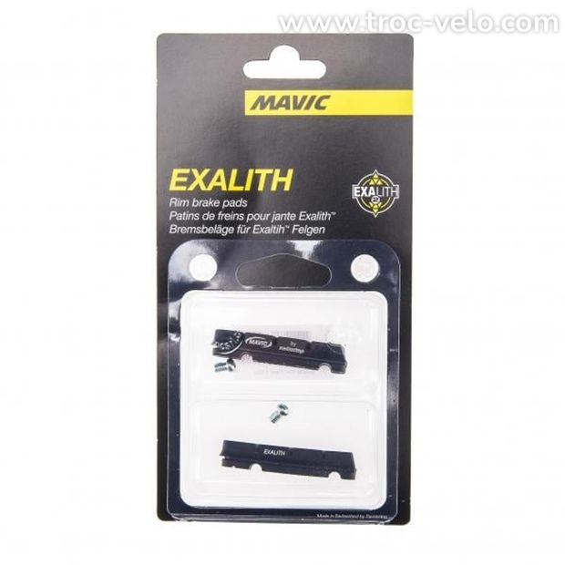 Paire de Patins de freins pour jantes MAVIC EXALITH pour Frein SHIMANO / SRAM  - 1