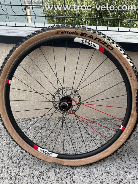 Roues Carbon Kappius components quasi neuve - 6