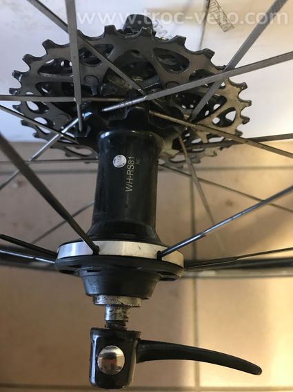 Paire de roues alu-carbone velo route Shimano RS81 - 4