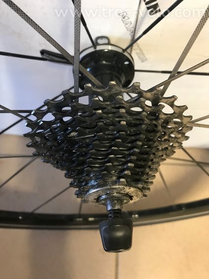 Paire de roues alu-carbone velo route Shimano RS81 - 5