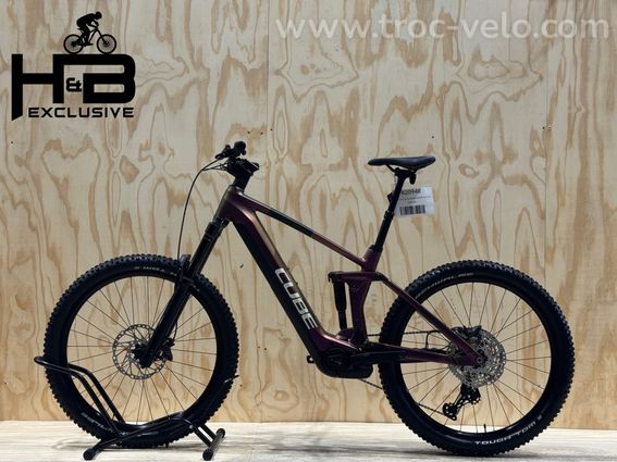 Cube Stereo Hybrid 160 HPC SLX 750 Carbon VTT électrique Shimano XT 2024 - 2