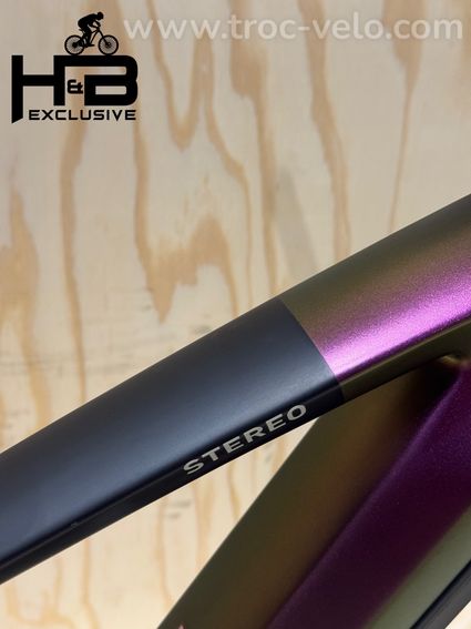 Cube Stereo Hybrid 160 HPC SLX 750 Carbon VTT électrique Shimano XT 2024 - 8