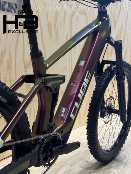 Cube Stereo Hybrid 160 HPC SLX 750 Carbon VTT électrique Shimano XT 2024 - 11