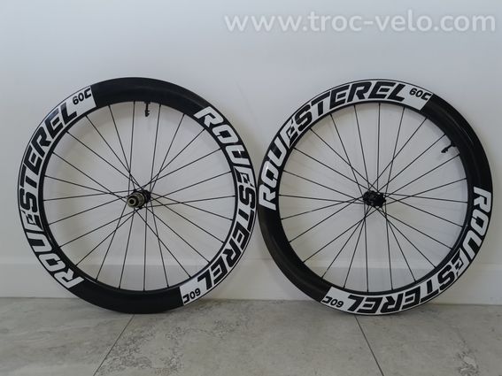 NEUF Paire de roues route disque 60 artisanale