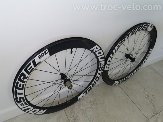 NEUF Paire de roues route disque 60 artisanale - 5