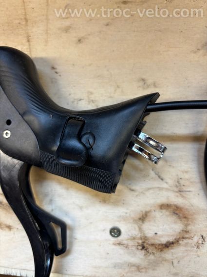 Paire de manettes Campagnolo Super Record EPS 12v avec étriers - 5
