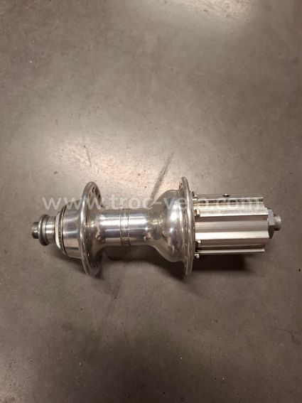 Moyeu Arrière Campagnolo Record Pista – Haute Bride, 36 Trous, 120mm, Argent