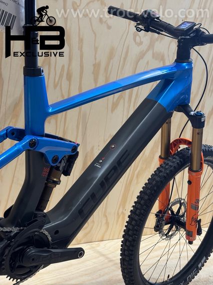 Cube Stereo Hybrid 160 HPC Actionteam 750 Carbon VTT électrique Shimano XT 2024 - 11