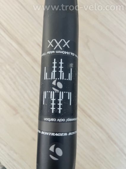 Cintre Bontrager XXX vr-c, Carbonne, largeur 44 - 2