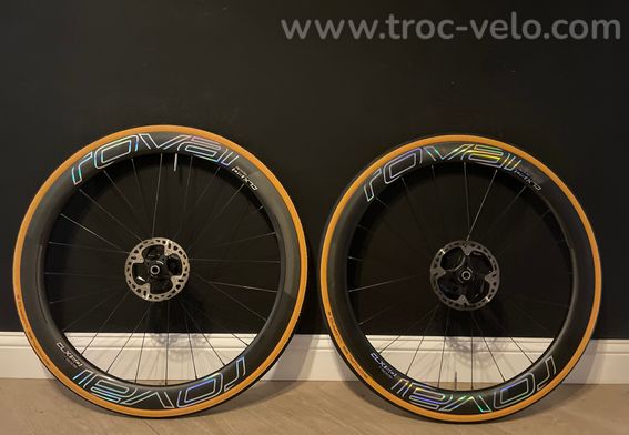 🔥réservées🔥Roval Rapide CLX 50 disc pneus🔥 DT Swiss Mavic Corima réserve Bontrager princeton  - 2