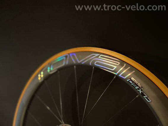 🔥réservées🔥Roval Rapide CLX 50 disc pneus🔥 DT Swiss Mavic Corima réserve Bontrager princeton  - 3