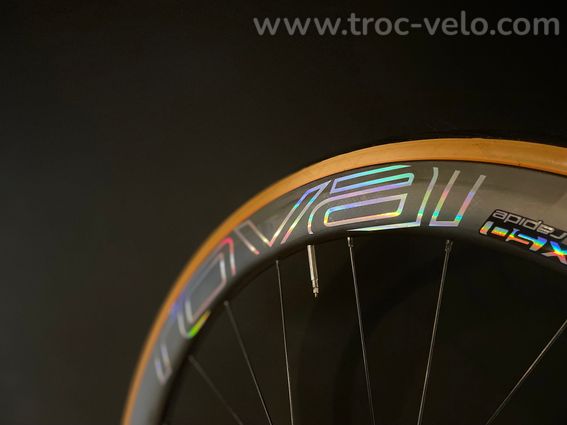 🔥réservées🔥Roval Rapide CLX 50 disc pneus🔥 DT Swiss Mavic Corima réserve Bontrager princeton  - 5